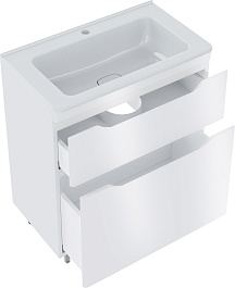 Vivon Тумба под раковину Shelly 70 белая – фотография-6